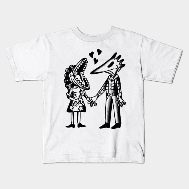 Married ghosts Kids T-Shirt by LEEX337